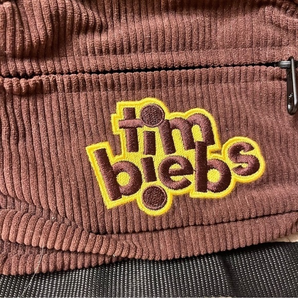 Justin Bieber Tim Hortons crossbody pack in chocolate brown - Picture 4 of 10